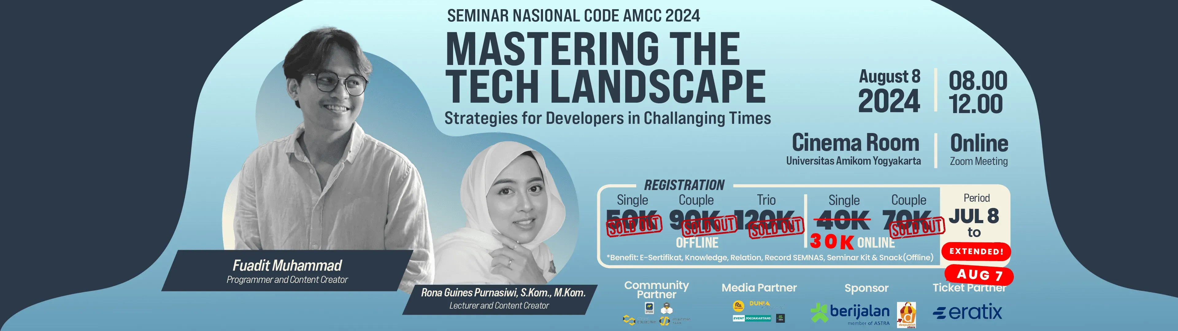 Seminar Nasional CODE AMCC 2024 "Mastering the Tech Landscape: Strategies for Developers in Challenging Times"