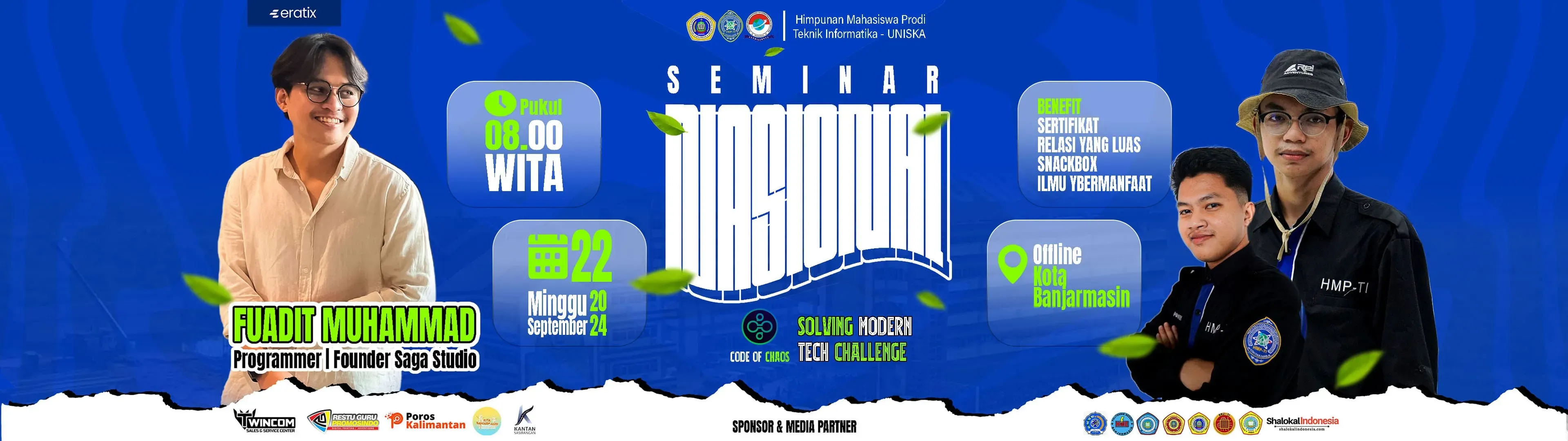 Code of Chaos (CoC): Solving Modern Tech Challenges - Seminar Nasional HMP-TI UNISKA