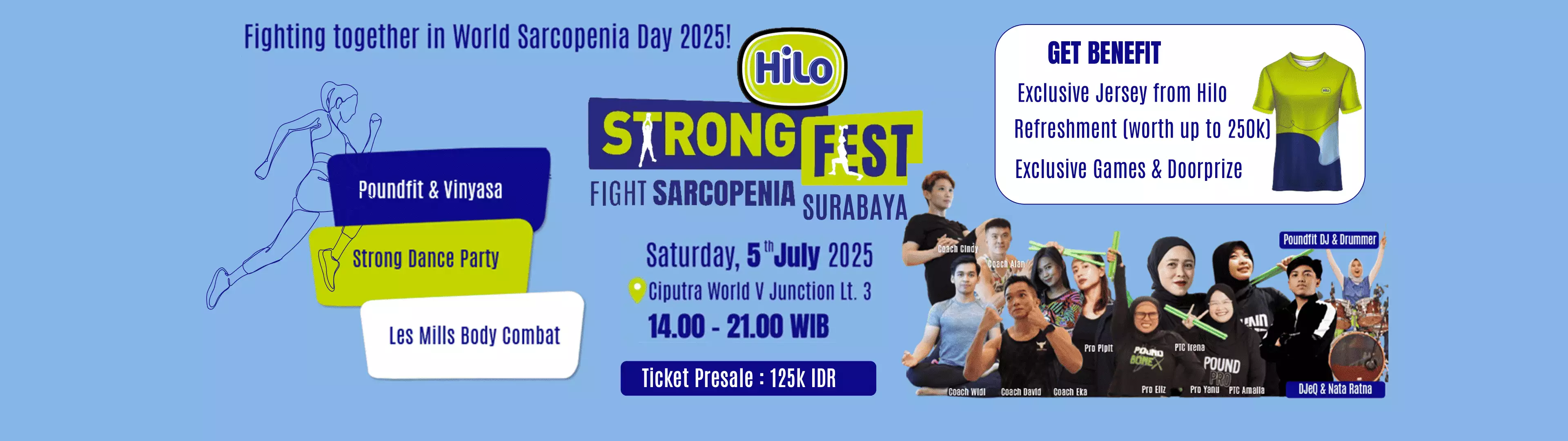 Surabaya HiLo Strong Fest Fight Sarcopenia 2025