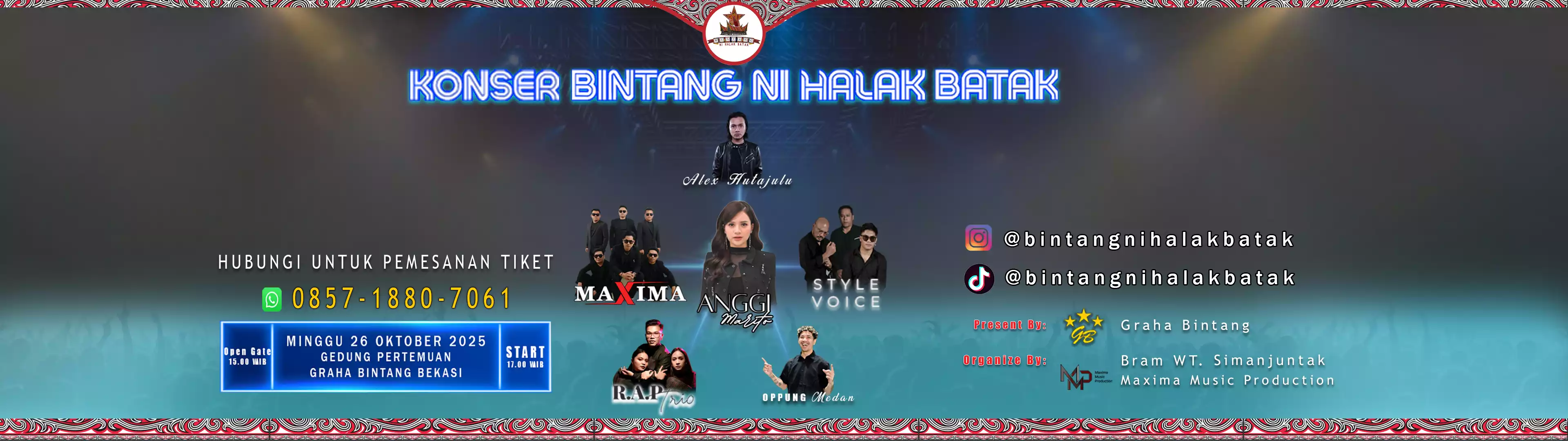 BINTANG NI HALAK BATAK - PRIVATE TICKET