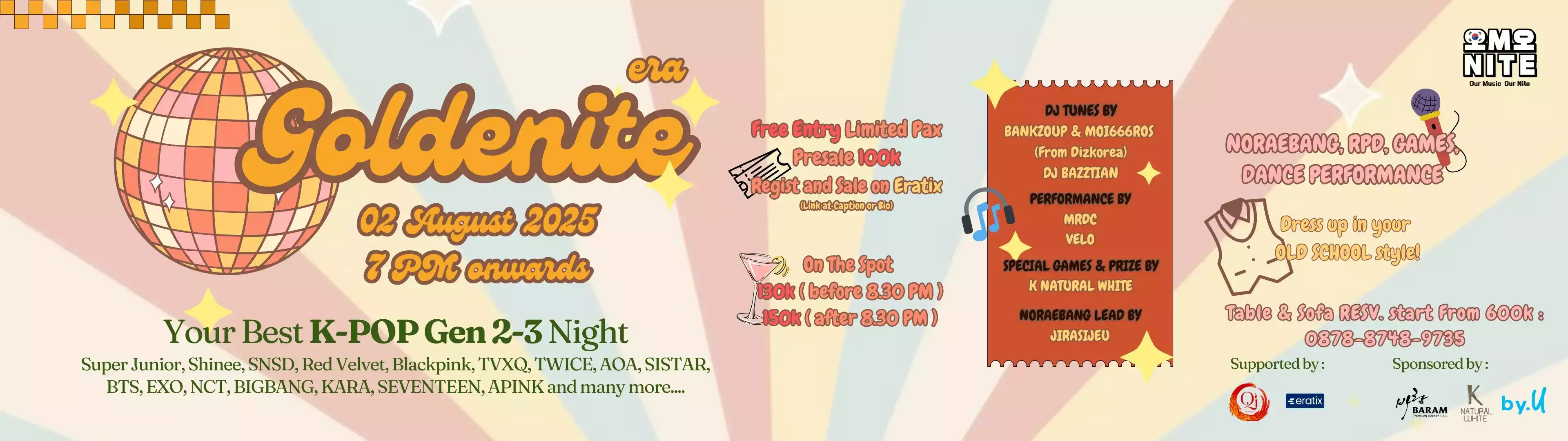 GOLDENITE - Kpop Gen2-3 era Party
