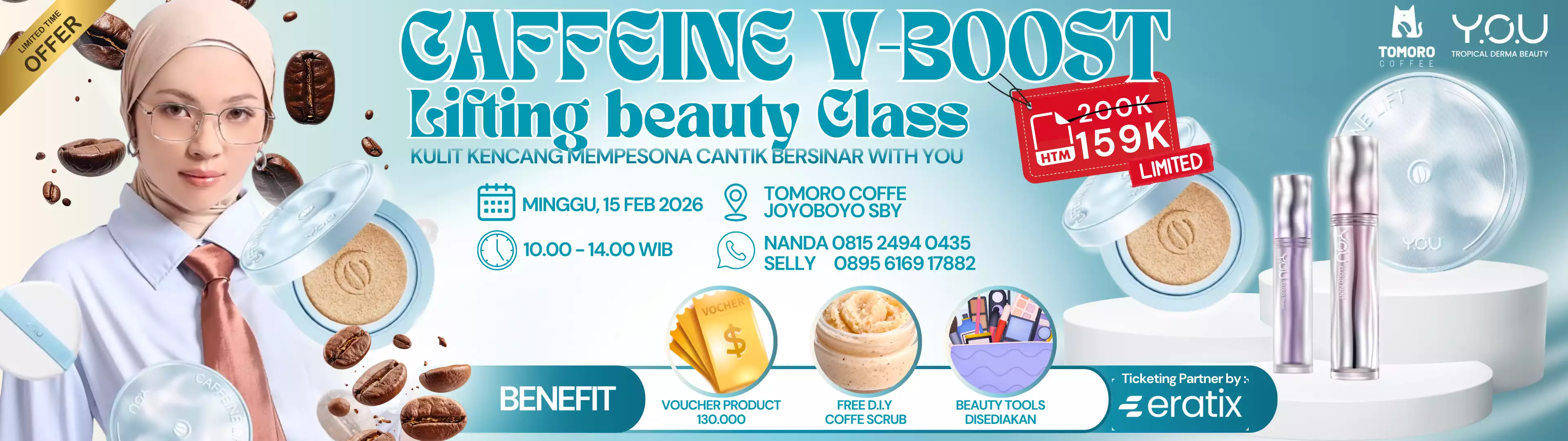 Y.O.U CAFFEIN V BOOST LIFTING BEAUTY CLASS