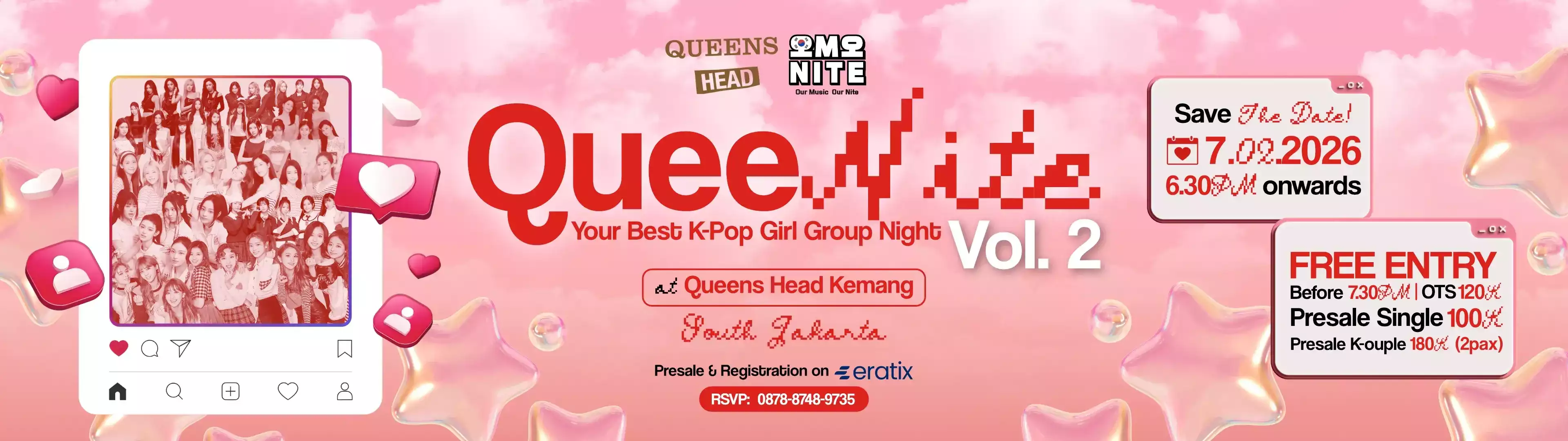 OMONITE KPOP PARTY : QUEENITE VOL 2