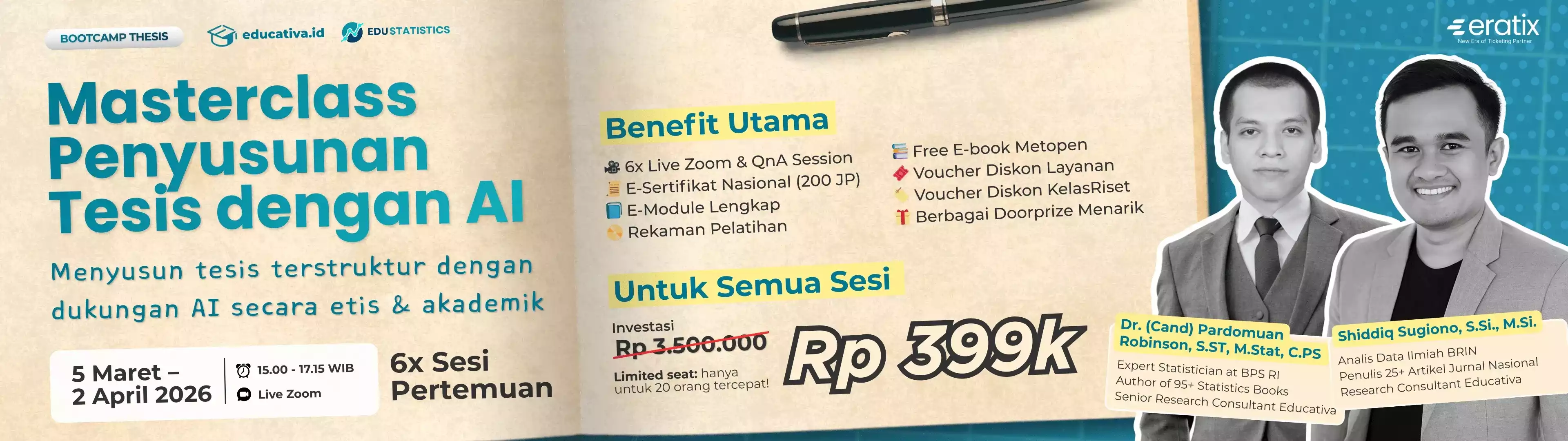 Masterclass Penyusunan Tesis dengan AI
