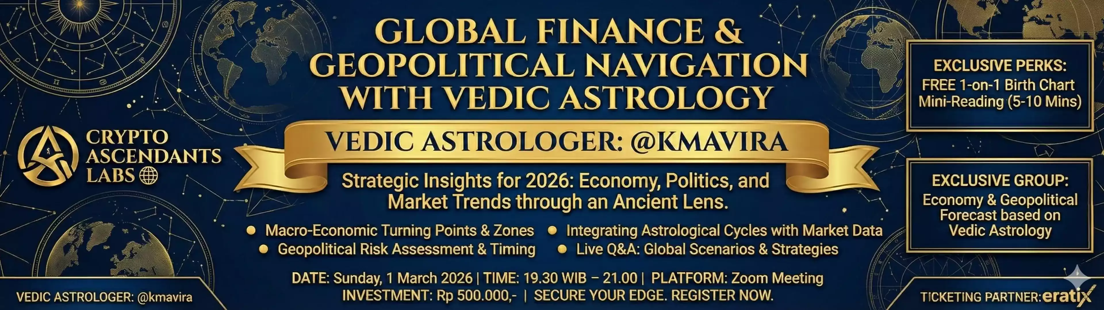 Global Finance & Geo-Political Projection with Vedic Astrology